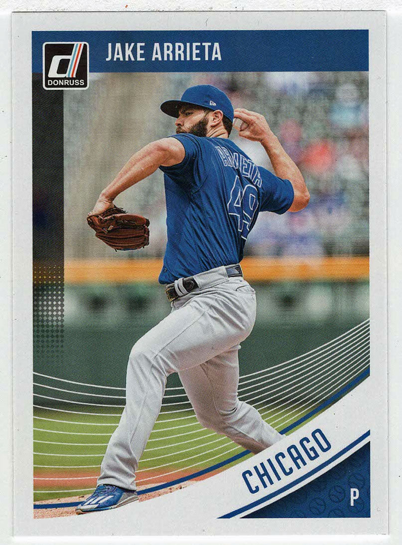 Jake Arrieta - Chicago Cubs (MLB Baseball Card) 2018 Donruss # 75 Mint