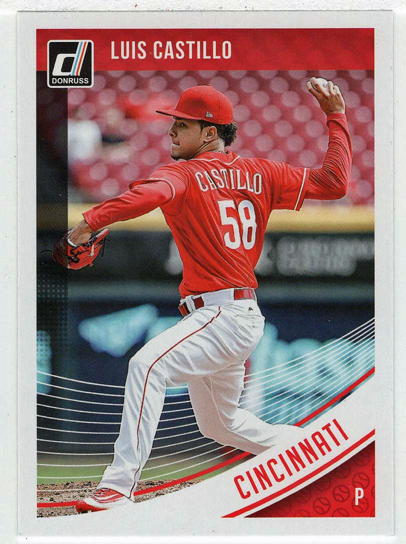 Luis Castillo - Cincinnati Reds (MLB Baseball Card) 2018 Donruss # 88 Mint