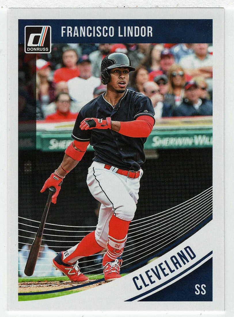 Francisco Lindor - Cleveland Indians (MLB Baseball Card) 2018 Donruss # 157 Mint