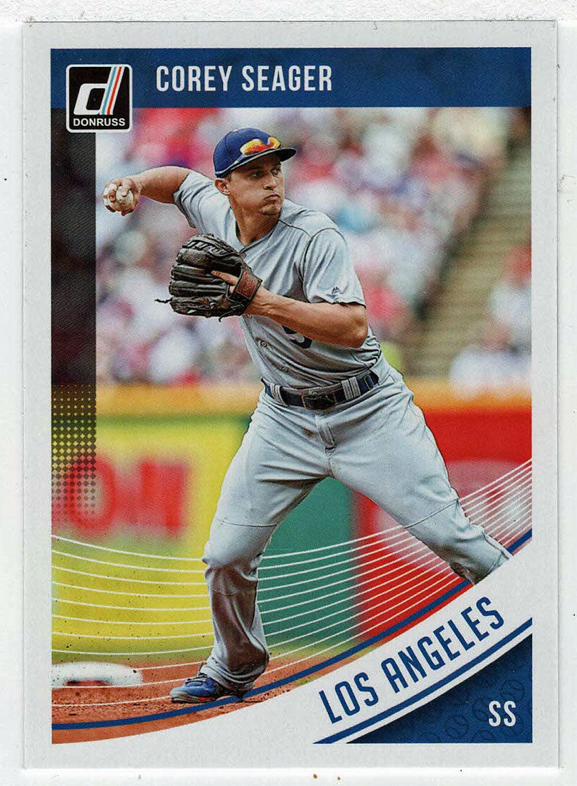 Corey Seager - Los Angeles Dodgers - Variations (MLB Baseball Card) 2018 Donruss # 158 Mint