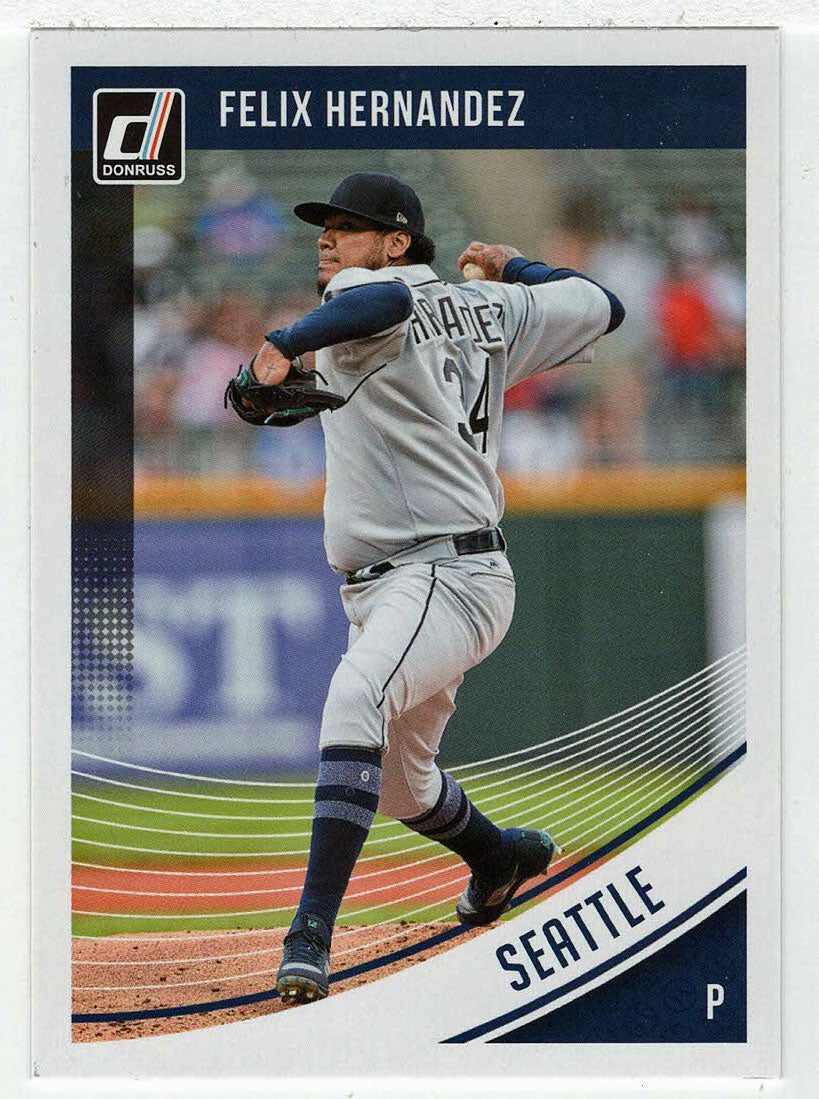 Felix Hernandez - Seattle Mariners (MLB Baseball Card) 2018 Donruss # 174 Mint