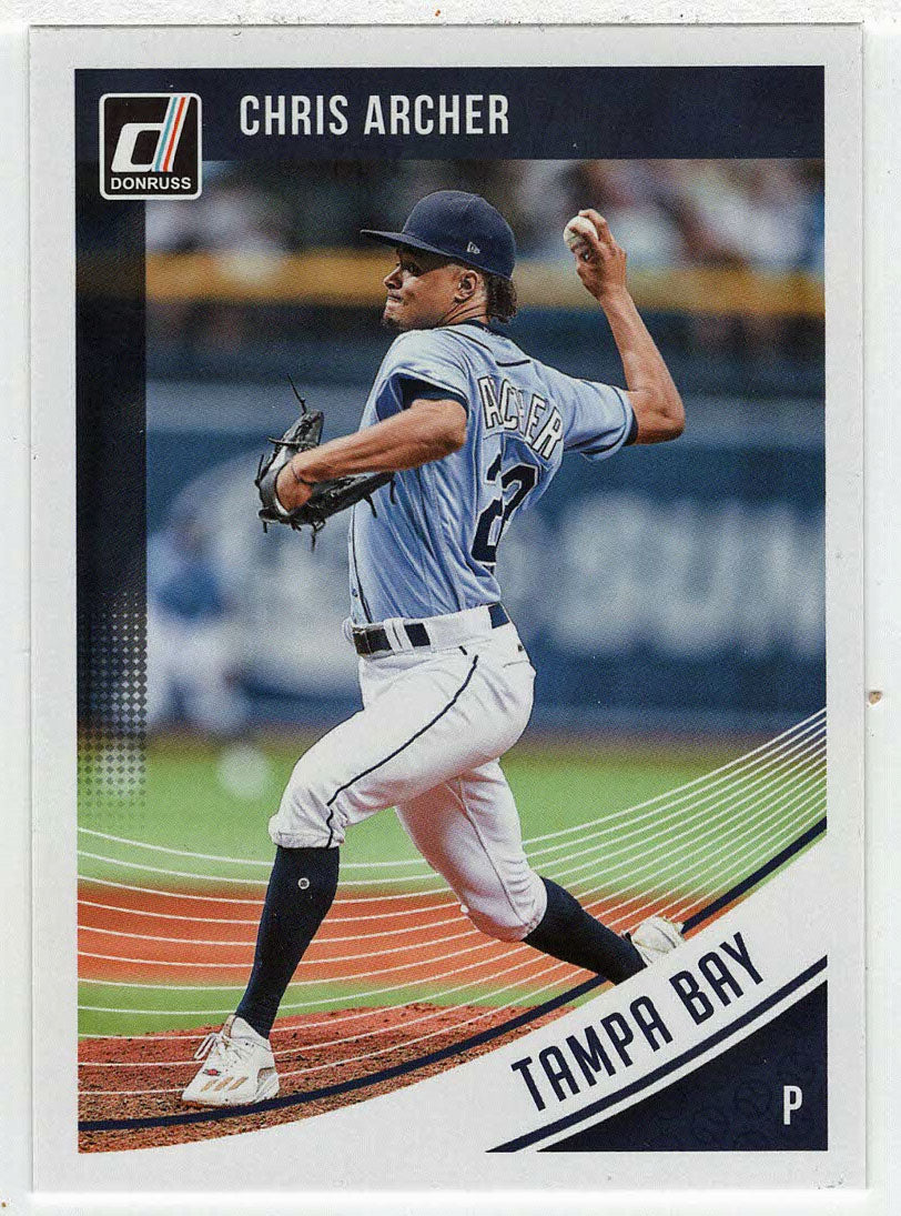 Chris Archer - Tampa Bay Rays (MLB Baseball Card) 2018 Donruss # 181 Mint