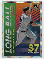 Nolan Arenado 955/999 - Colorado Rockies - Long Ball Leaders (MLB Baseball Card) 2018 Donruss # LBL9 Mint