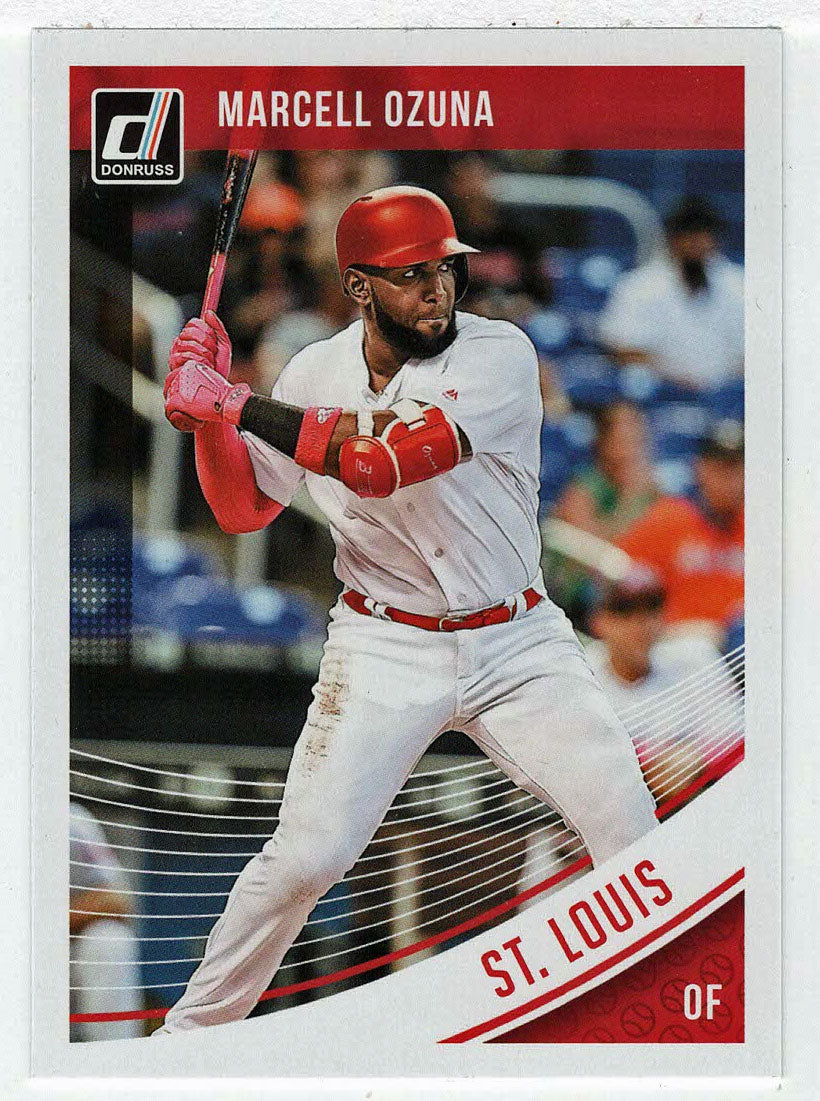 Marcell Ozuna - St. Louis Cardinals - Variations (MLB Baseball Card) 2018 Donruss # 134 Mint