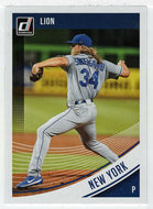 Noah Syndergaard - New York Mets - Variations (MLB Baseball Card) 2018 Donruss # 144 Mint