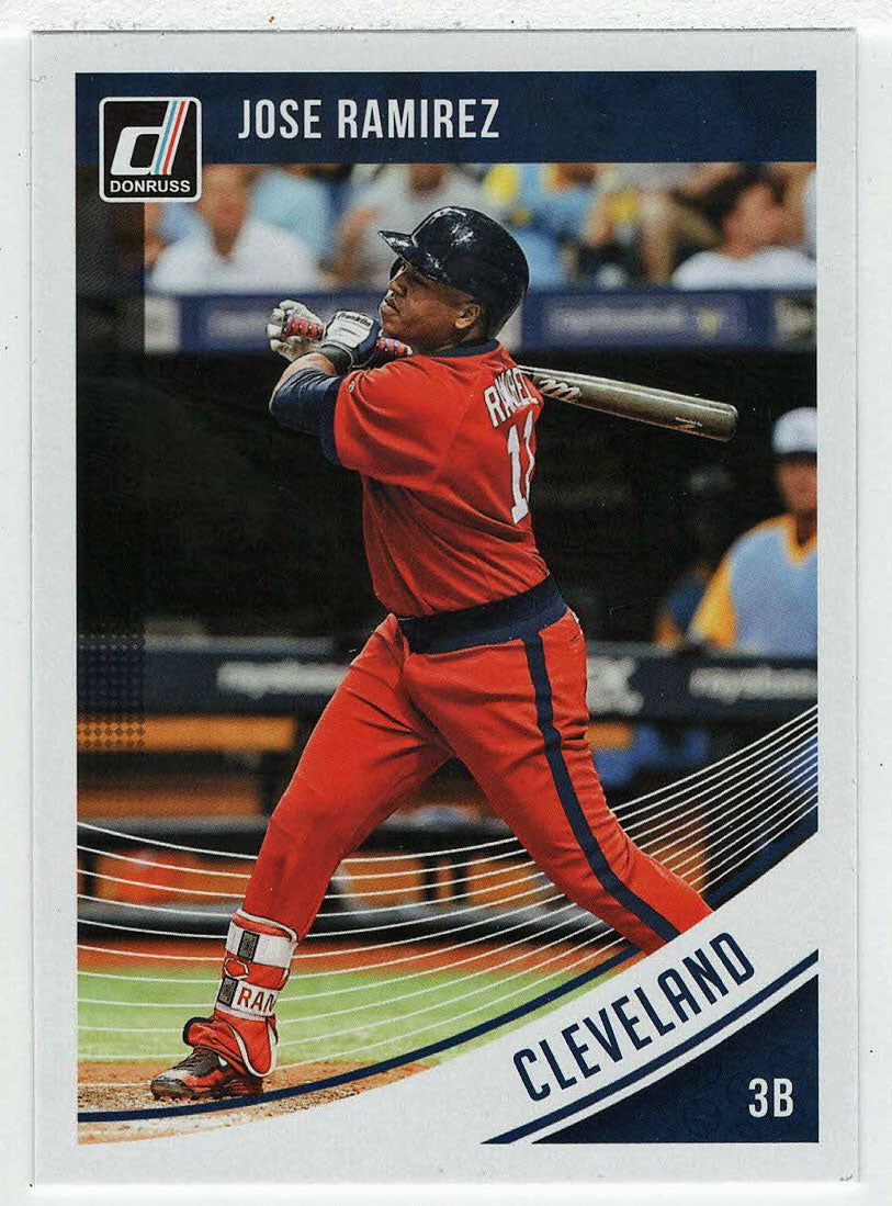 Jose Ramirez - Cleveland Indians - Variations (MLB Baseball Card) 2018 Donruss # 173 Mint