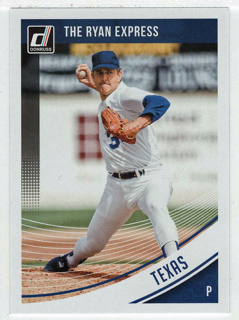 Nolan Ryan - Texas Rangers - Variations (MLB Baseball Card) 2018 Donruss # 187 Mint