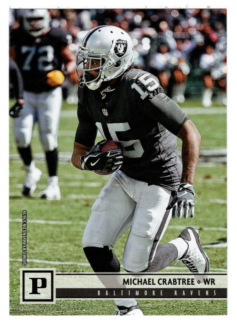 Michael Crabtree - Baltimore Ravens (NFL Football Card) 2018 Panini # 29 Mint
