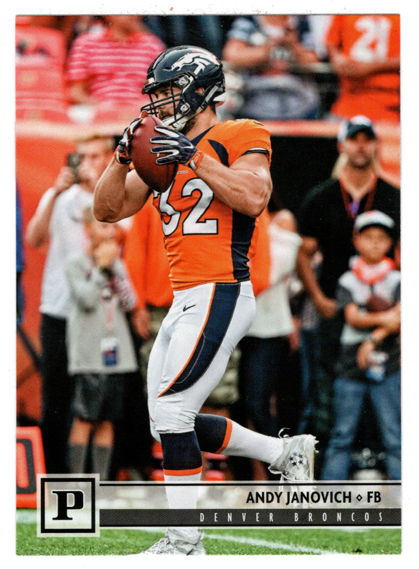 Andy Janovich - Denver Broncos (NFL Football Card) 2018 Panini # 95 Mint