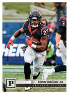 D'Onta Foreman - Houston Texans (NFL Football Card) 2018 Panini # 123 Mint