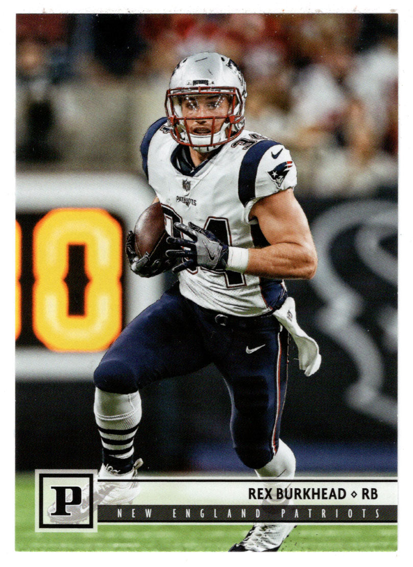 Rex Burkhead - New England Patriots (NFL Football Card) 2018 Panini # 195 Mint