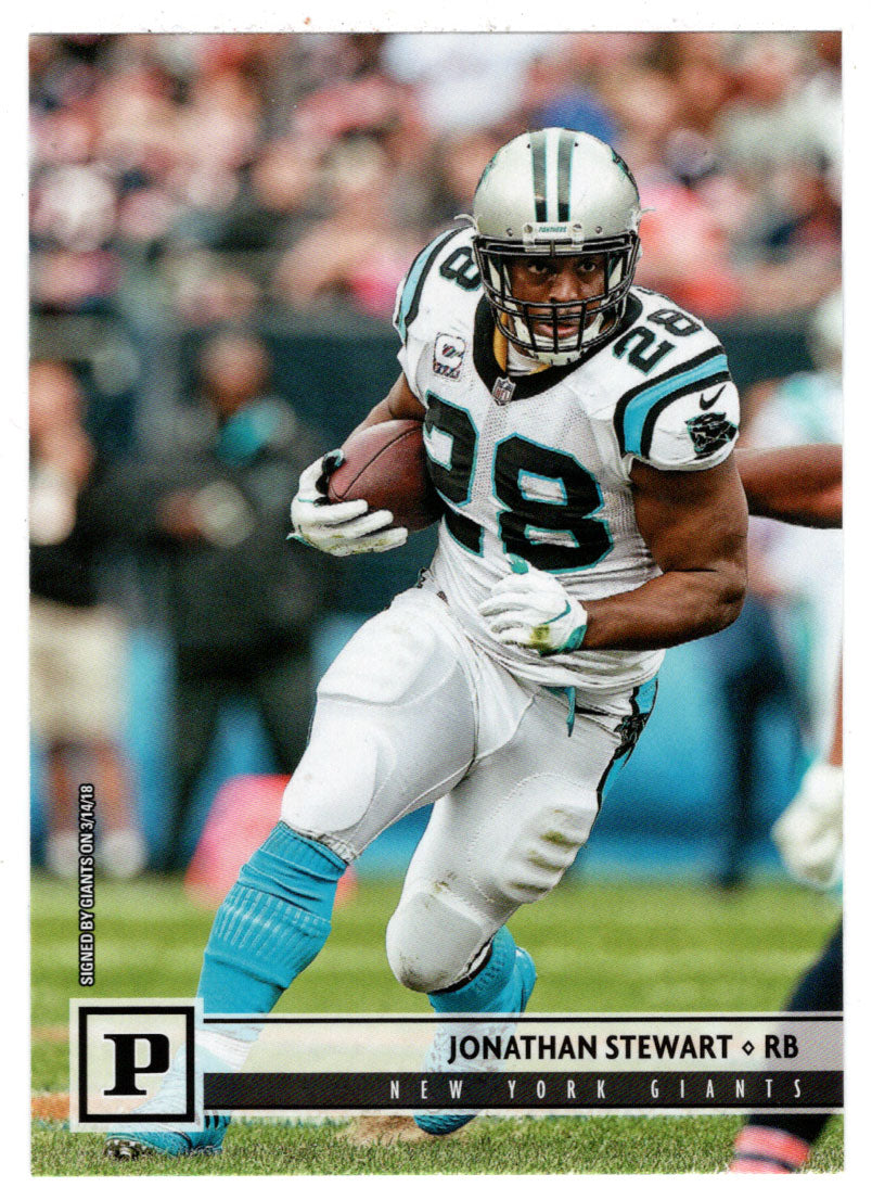 Jonathan Stewart - New York Giants (NFL Football Card) 2018 Panini # 217 Mint
