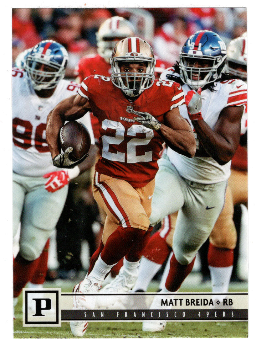 Matt Breida - San Francisco 49ers (NFL Football Card) 2018 Panini # 259 Mint