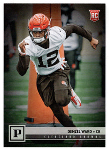 Denzel Ward RC - Cleveland Browns (NFL Football Card) 2018 Panini # 302 Mint