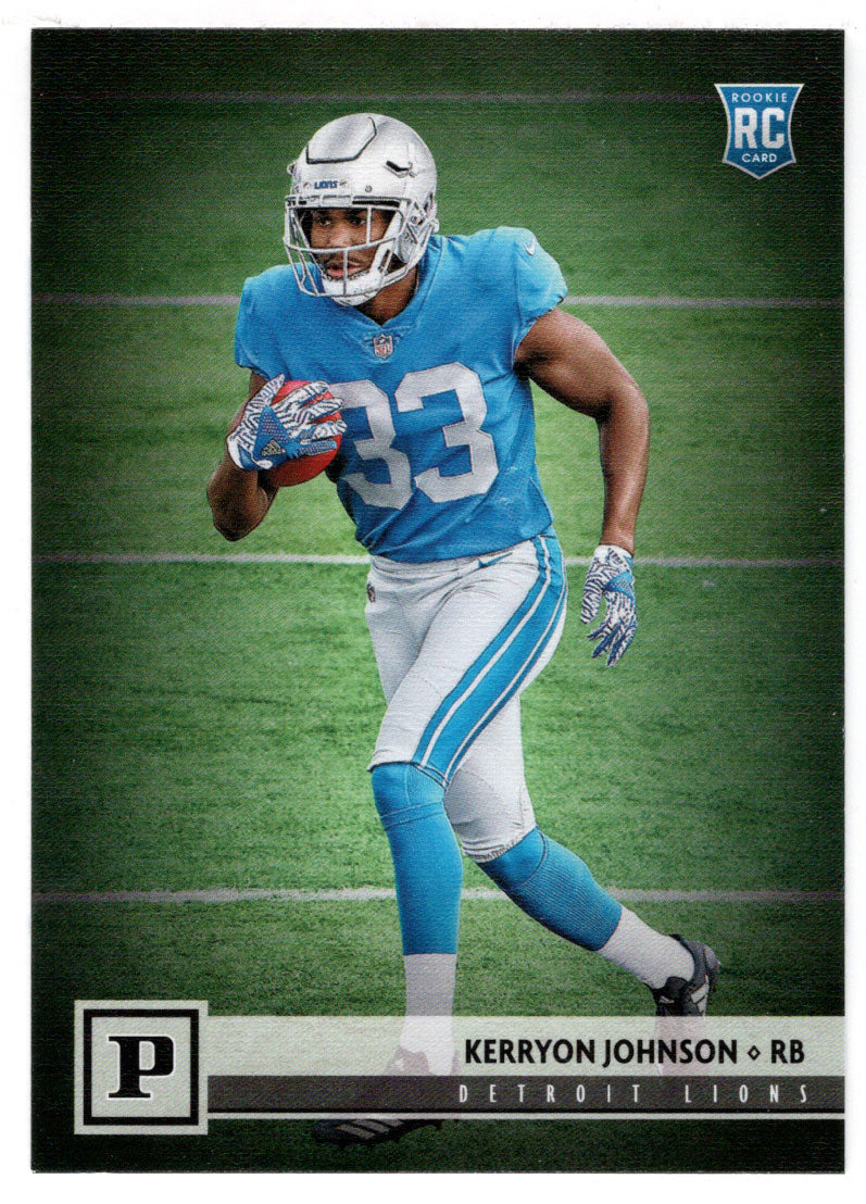 Kerryon Johnson RC - Detroit Lions (NFL Football Card) 2018 Panini # 317 Mint