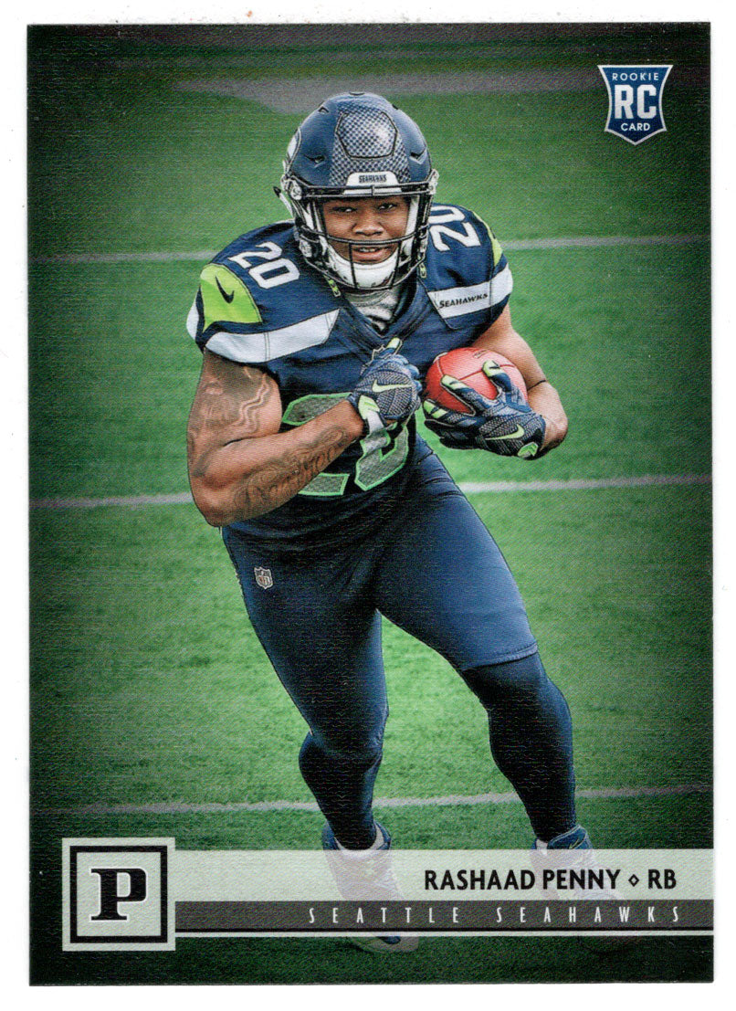 Rashaad Penny RC - Seattle Seahawks (NFL Football Card) 2018 Panini # 320 Mint