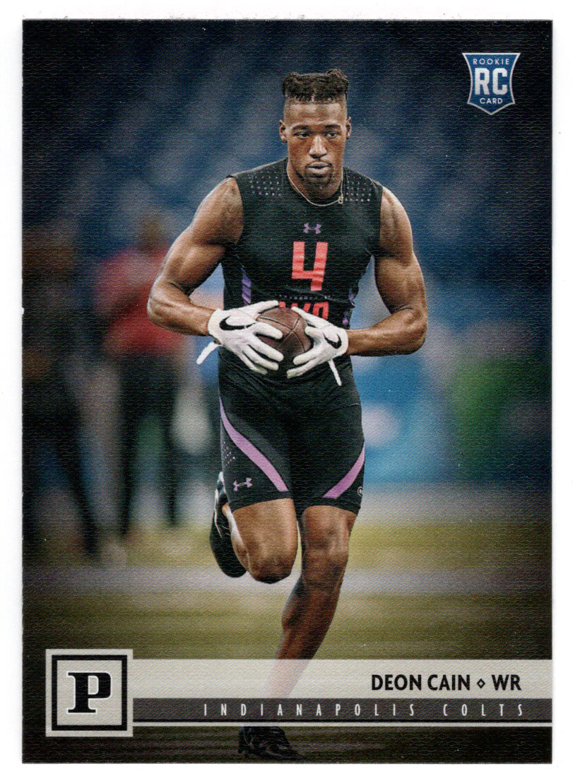 Deon Cain RC - Indianapolis Colts (NFL Football Card) 2018 Panini # 330 Mint