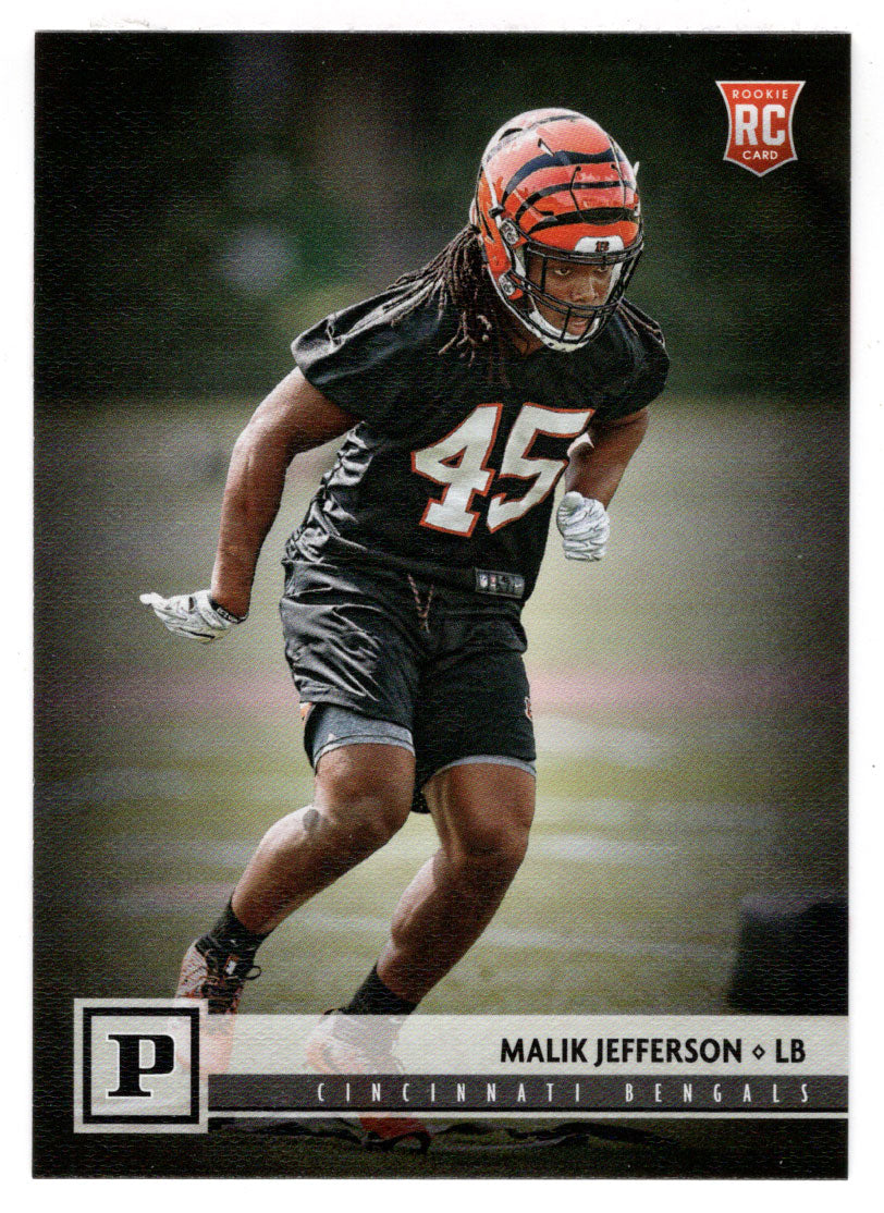 Malik Jefferson RC - Cincinnati Bengals (NFL Football Card) 2018 Panini # 339 Mint