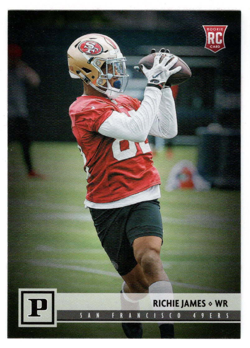 Richie James RC - San Francisco 49ers (NFL Football Card) 2018 Panini # 345 Mint
