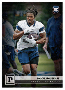 Bo Scarbrough RC - Dallas Cowboys (NFL Football Card) 2018 Panini # 348 Mint