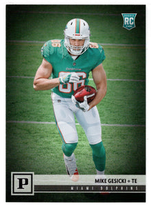 Mike Gesicki RC - Miami Dolphins (NFL Football Card) 2018 Panini # 356 Mint