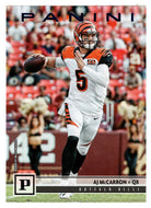 AJ McCarron - Buffalo Bills - Blue Knight (NFL Football Card) 2018 Panini # 30 Mint