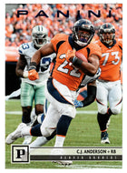 C.J. Anderson - Denver Broncos - Blue Knight (NFL Football Card) 2018 Panini # 88 Mint