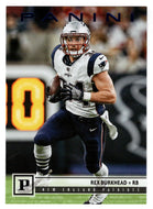 Rex Burkhead - New England Patriots - Blue Knight (NFL Football Card) 2018 Panini # 195 Mint