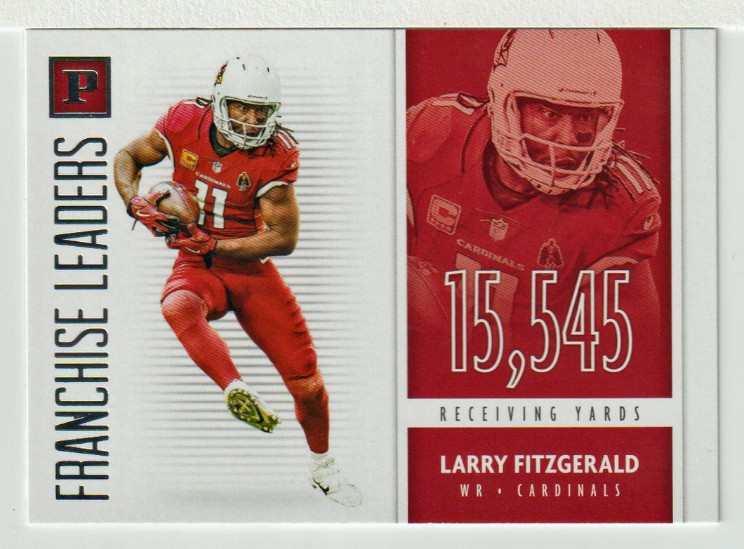 Larry Fitzgerald - Arizona Cardinals - Franchise Leaders (NFL Football Card) 2018 Panini # FL-LF Mint