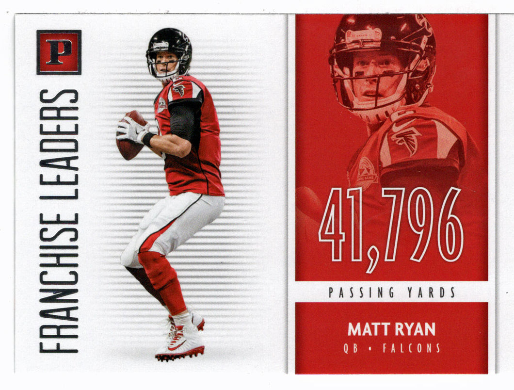 Matt Ryan - Atlanta Falcons - Franchise Leaders (NFL Football Card) 2018 Panini # FL-MR Mint