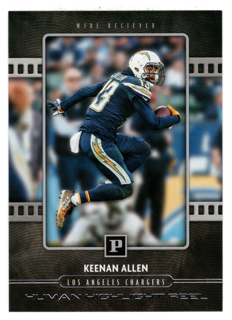 Keenan Allen - Los Angeles Chargers - Human Highlight Reel (NFL Football Card) 2018 Panini # 19 Mint
