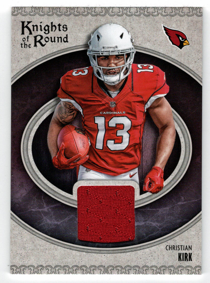 Christian Kirk - Arizona Cardinals - Knights of the Round Rookie Memorabilia - Jersey (NFL Football Card) 2018 Panini # KR-CK Mint