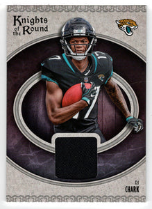 DJ Chark - Jacksonville Jaguars - Knights of the Round Rookie Memorabilia - Jersey (NFL Football Card) 2018 Panini # KR-DC Mint