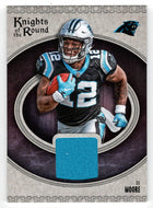 DJ Moore - Carolina Panthers - Knights of the Round Rookie Memorabilia - Jersey (NFL Football Card) 2018 Panini # KR-DM Mint