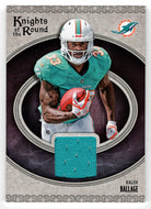 Kalen Ballage - Miami Dolphins - Knights of the Round Rookie Memorabilia - Jersey (NFL Football Card) 2018 Panini # KR-KB Mint