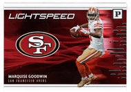 Marquise Goodwin - San Francisco 49ers - Lightspeed (NFL Football Card) 2018 Panini # 2 Mint