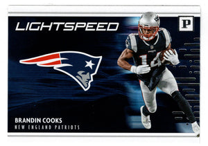 Brandin Cooks - New England Patriots - Lightspeed (NFL Football Card) 2018 Panini # 8 Mint