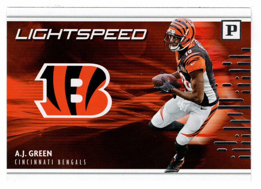 A.J. Green - Cincinnati Bengals - Lightspeed (NFL Football Card) 2018 Panini # 14 Mint