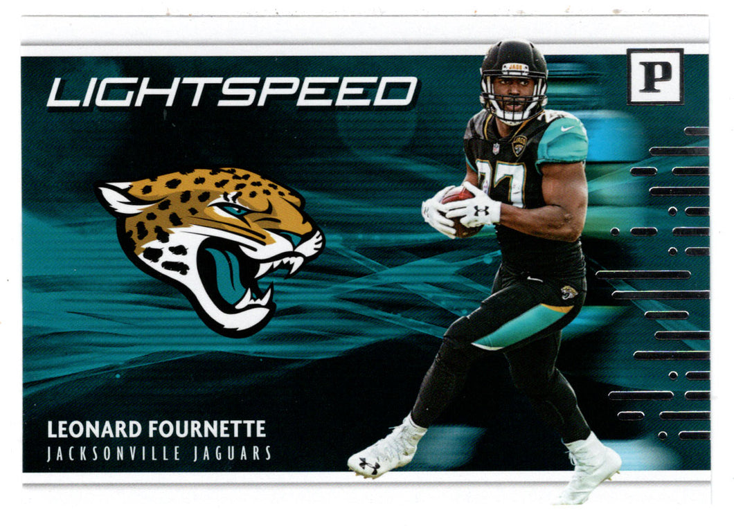 Leonard Fournette - Jacksonville Jaguars - Lightspeed (NFL Football Card) 2018 Panini # 15 Mint