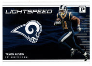 Tavon Austin - Los Angeles Rams - Lightspeed (NFL Football Card) 2018 Panini # 19 Mint