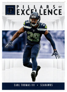 Earl Thomas III - Seattle Seahawks - Pillars of Excellence (NFL Football Card) 2018 Panini # PI-ET Mint