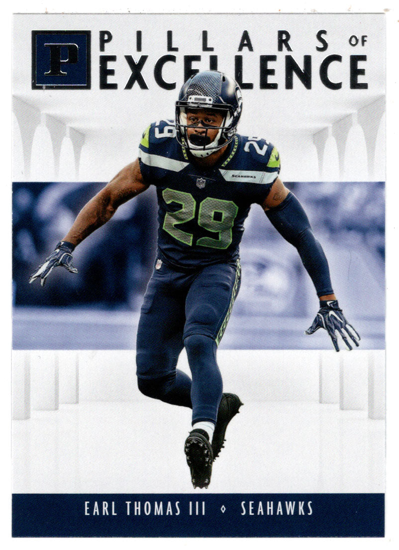 Earl Thomas III - Seattle Seahawks - Pillars of Excellence (NFL Football Card) 2018 Panini # PI-ET Mint