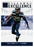 Earl Thomas III - Seattle Seahawks - Pillars of Excellence (NFL Football Card) 2018 Panini # PI-ET Mint