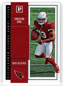 Christian Kirk - Arizona Cardinals - Quest Jumbo Rookie Memorabilia Jersey (NFL Football Card) 2018 Panini # QJ-CK Mint