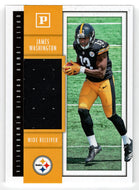 James Washington - Pittsburgh Steelers - Quest Jumbo Rookie Memorabilia Jersey (NFL Football Card) 2018 Panini # QJ-JW Mint