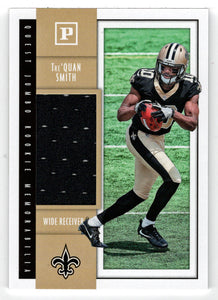 Tre'Quan Smith - New Orleans Saints - Quest Jumbo Rookie Memorabilia Jersey (NFL Football Card) 2018 Panini # QJ-TS Mint