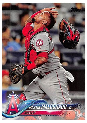 Martin Maldonado - Los Angeles Angels (MLB Baseball Card) 2018 Topps # 24 Mint