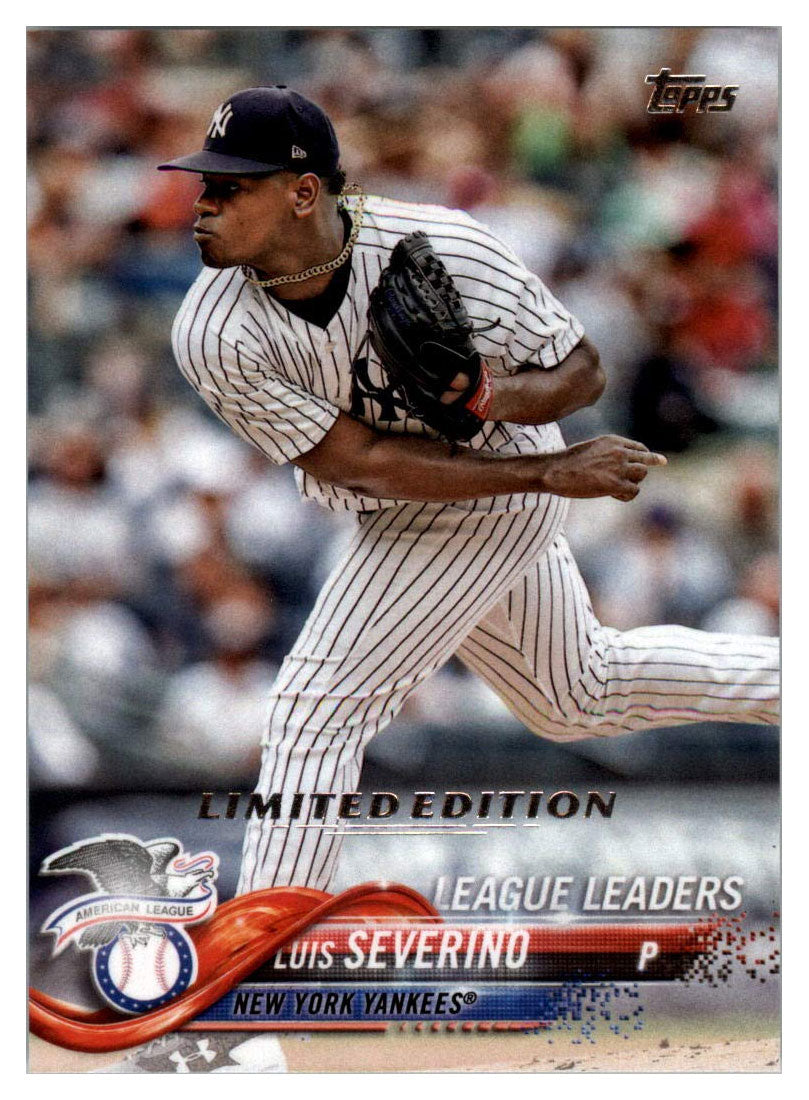 Luis Severino - New York Yankees - League Leaders (MLB Baseball Card) 2018 Topps # 34 Mint