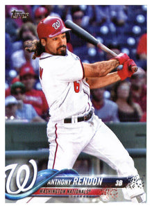 Anthony Rendon - Washington Nationals (MLB Baseball Card) 2018 Topps # 36 Mint