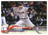 Corey Kluber - Cleveland Indians - League Leaders (MLB Baseball Card) 2018 Topps # 37 Mint